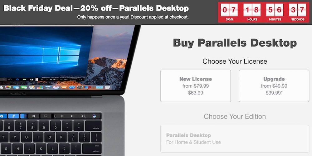 parallels desktop windows 7 license needed